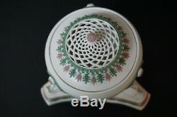 Wedgwood Encens Jasperware Potpourri Tricolor Lilacwhitegreen Rare