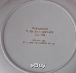 Wedgwood Green Jasperware Plaque 225e Anniversaire 1759-1984 Ltd Ed 199/225 Rare