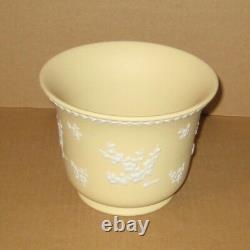 Wedgwood JADE Jasperware 1978 POT PRUNUS