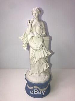Wedgwood Jaspe Ware Figurine En Porcelaine Muses Classique Calliope