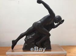 Wedgwood Jasper Noir Athlète Jeux Olympiques De Londres 2012 Prestige Tableau Figurine 5k