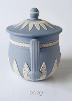 Wedgwood Jasper Tasses à crème anglaise bleu et bleu Portland Édition limitée Jasperware