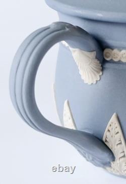 Wedgwood Jasper Tasses à crème anglaise bleu et bleu Portland Édition limitée Jasperware