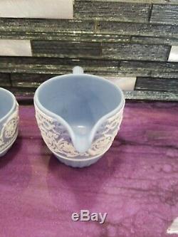 Wedgwood Jasperware 250 Cup Et Creamer, 250e Anniversaire
