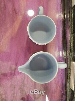 Wedgwood Jasperware 250 Cup Et Creamer, 250e Anniversaire