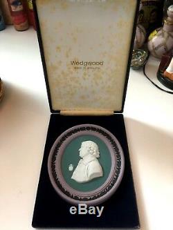 Wedgwood Jasperware 4.5x5.5 Oval Silhouette Portrait Médaillon 4-color Nice