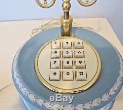 Wedgwood Jasperware Astral Telephone Push Button Dial Blue 1988 Blue