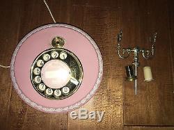 Wedgwood Jasperware Astral Téléphone Rare Rotary Dial Rose 1986