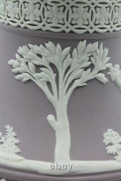 Wedgwood Jasperware Blanc Sur Lilac Etrusque Jug Pitcher 5