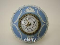 Wedgwood Jasperware Bleu Pâle Uhr Wanduhr Wallclock Antik °