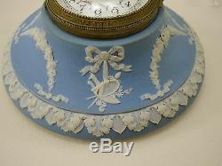 Wedgwood Jasperware Bleu Pâle Uhr Wanduhr Wallclock Antik °