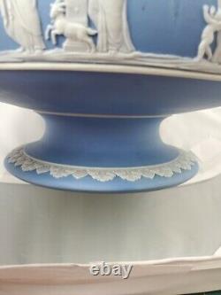 Wedgwood Jasperware Centerpiece Pedestal Bol Bleu