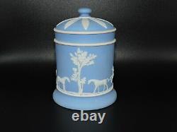 Wedgwood Jasperware Cheval Thème Cigarette Lidée Jar