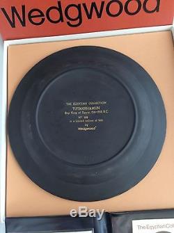 Wedgwood Jasperware Collection Egyptienne Tutankhamen Trophy Plate No 192 De 500