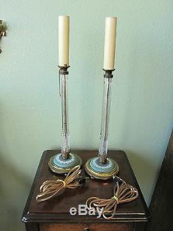Wedgwood Jasperware Crystal Table Vanity Chandelier Électrique Lampes De Travail