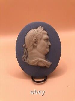 Wedgwood Jasperware Empereur Vitellius Médaille Plaque Début 19e C