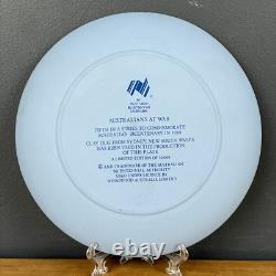 Wedgwood Jasperware Explorant L'Outback Australie 1988 Ensemble Complet de 6 Assiettes