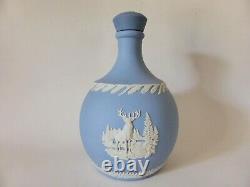 Wedgwood Jasperware Glenfiddich Scotch Whiskey Decanter, Bouteille En Céramique Vintage