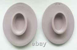 Wedgwood Jasperware Lilac And White Pram Plaques Plaques Ovales