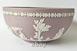 Wedgwood Jasperware Lilac Bowl Sacrifice Fruit Bowl 8 Pouces