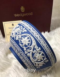 Wedgwood Jasperware Limited Edition Only100 In Royal Blue Jasper Dip (boxed+coa)