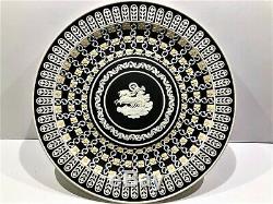 Wedgwood Jasperware Musée Série C. 1978 Diced Trophy Plate # 84/500 Avec Coa