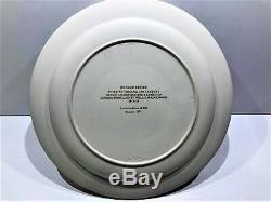 Wedgwood Jasperware Musée Série C. 1978 Diced Trophy Plate # 84/500 Avec Coa