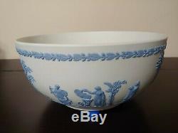 Wedgwood Jasperware Sacrifice Bowl Bleu Sur Blanc