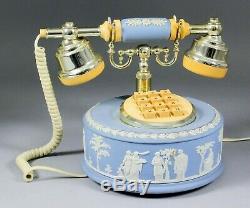 Wedgwood Jasperware Téléphone Bleu. Bon État De Marche