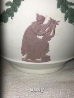 Wedgwood Jasperware Tricolor Cache Pot-mythical Neoclassical Ca 1890s Victorian