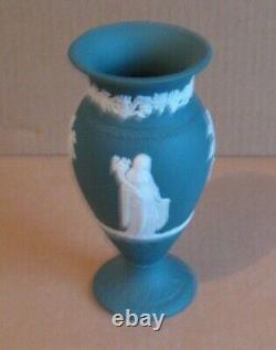 Wedgwood Jasperware Vase Vert D'épinette