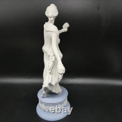 Wedgwood Jasperware bleu fleur bleuet #156 Figurine Dancing Hours + certificat d’authenticité réf. w