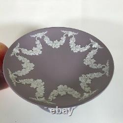 Wedgwood Lilac Jasperware Tazza Plat Pied