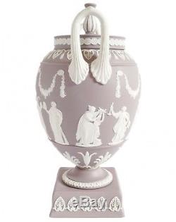 Wedgwood Lilas Grecian Urne Vase Jasperware Rare