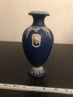 Wedgwood Muses Blue Jasperware Vase 19th C 7