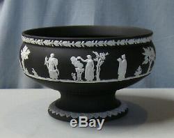 Wedgwood Noir Basalte Jasperware Footed Imperial Bowl