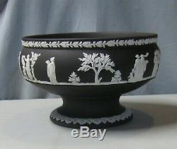 Wedgwood Noir Basalte Jasperware Footed Imperial Bowl