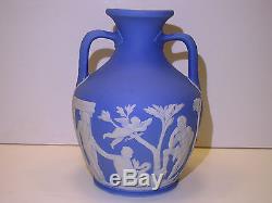 Wedgwood Pale Blue Dip Jasper Ware Vase Portland C. 1840
