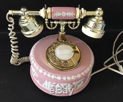 Wedgwood Pink Jasperware Téléphone Par Astral