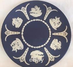 Wedgwood Portland Blue Assiette De Collectionneurs Jasperware 8