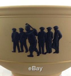 Wedgwood Primrose Jaune Et Noir Jasperware 2003 Wgc-nec Golf Trophy Ltd Ed 120