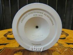 Wedgwood Tri-color Jasperware Diced Goblet Us Independence Bicentenaire 119/200