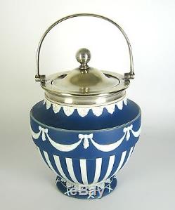 Wedgwood Tunstall Eiseimer / Eiskübel Jasperware Angleterre Ice Bucket Rare