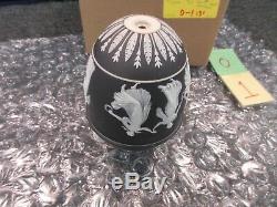 Wedgwood Urn Jar Jasperware Poterie Antique Basalt Noir Vase De Danse Heures
