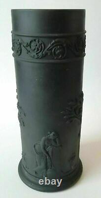 Wedgwood Vase De Déversement Noir De Basalte
