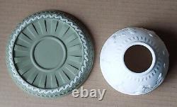 Wedgwood Vert Sauge Jasperware Lithophane Heures Dansantes