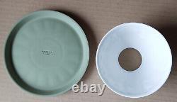 Wedgwood Vert Sauge Jasperware Lithophane Heures Dansantes